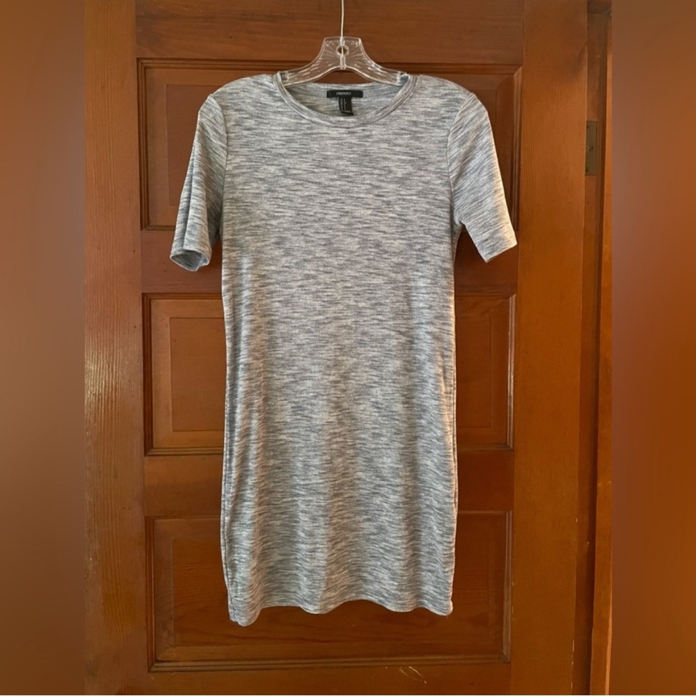 Forever 21 Heather Grey T-Shirt Dress